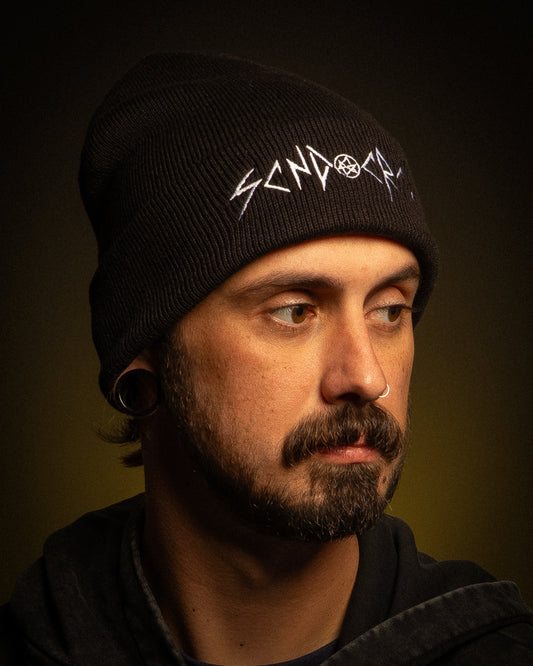 SCND CRCL - White Logo Beanie