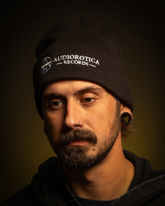 AUDIOROTICA RECORDS - White Logo Beanie