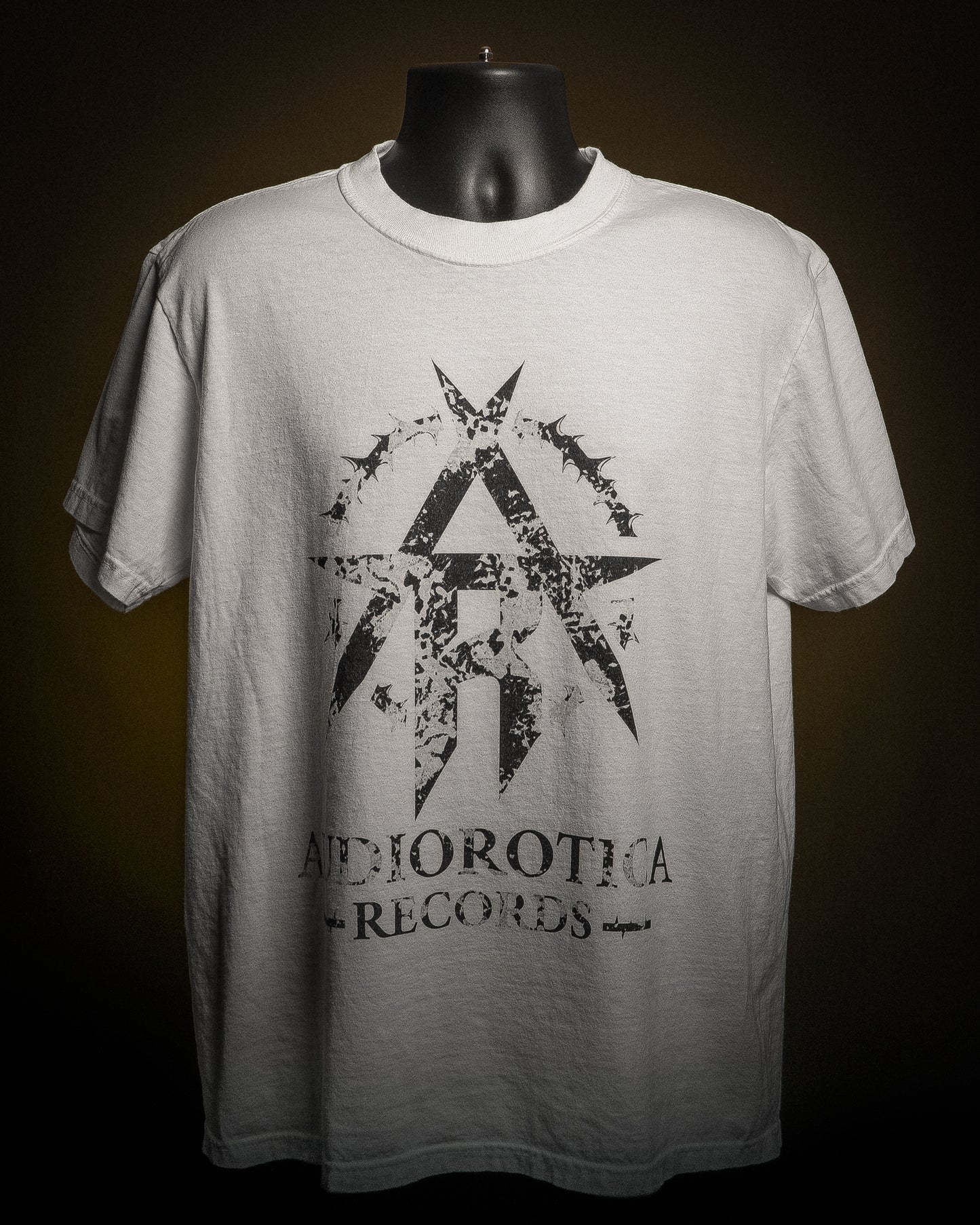 AUDIOROTICA RECORDS - Distressed Logo Tee